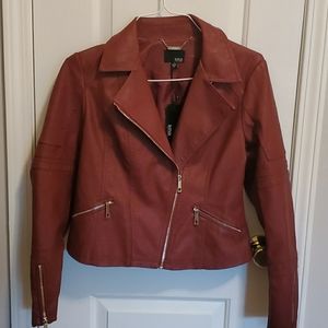 Faux leather jacket